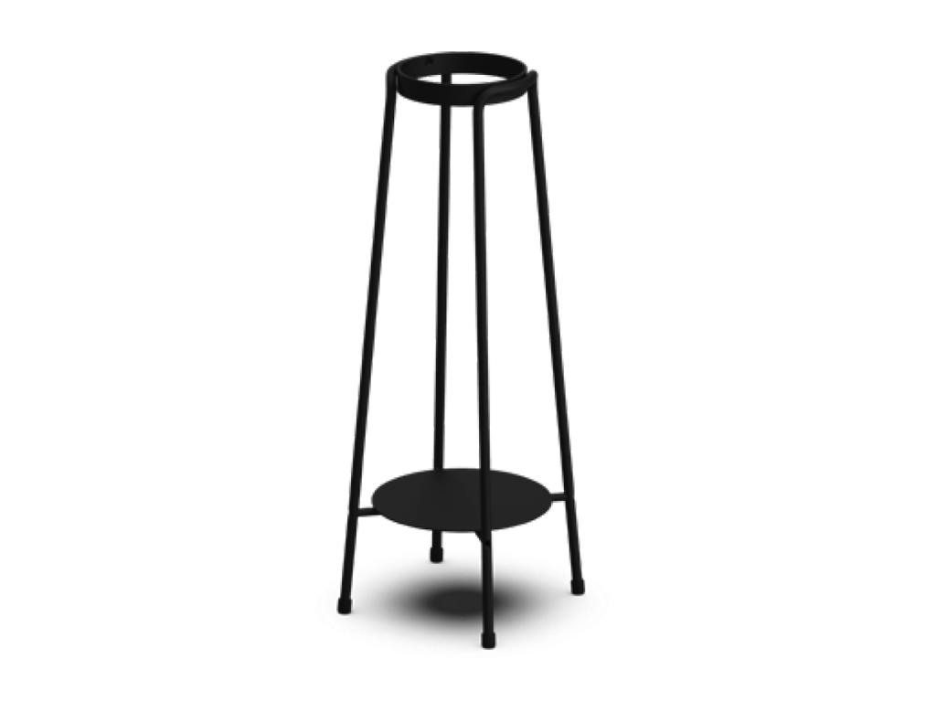 SACKit - Patio Accessory Stand Black - Ø14