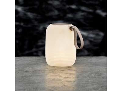 Villa Collection Højttaler med LED lys og bluetooth højde 23 cm, Hav 
