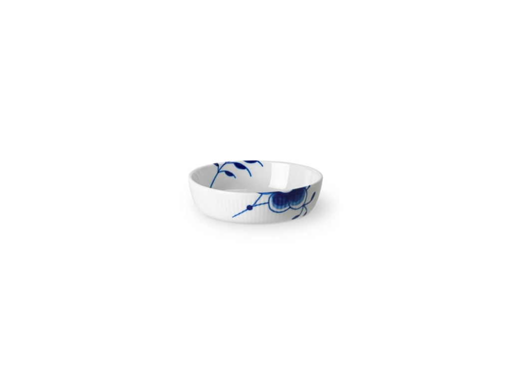 Royal Copenhagen Blå Mega riflet ovnfast fad 12,5 cm