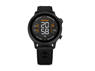 Timberland Trailforce  Smartwatch med GPS med sort læderrem - Ø 48 mm