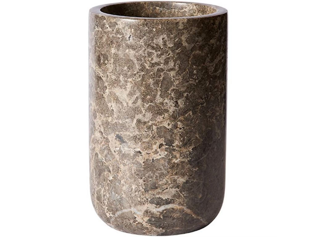 Muubs Vinkøler Dowa , Marmor, Grå/Brun - Ø14xH22 cm