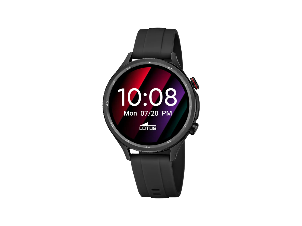 LOTUS Smarttime 2nd Gen med sort urskive og urrem