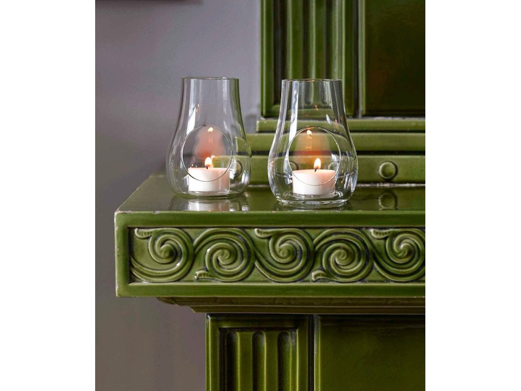 DWL Lanterne H11 cm, 2 stk. - klar mundblast glas