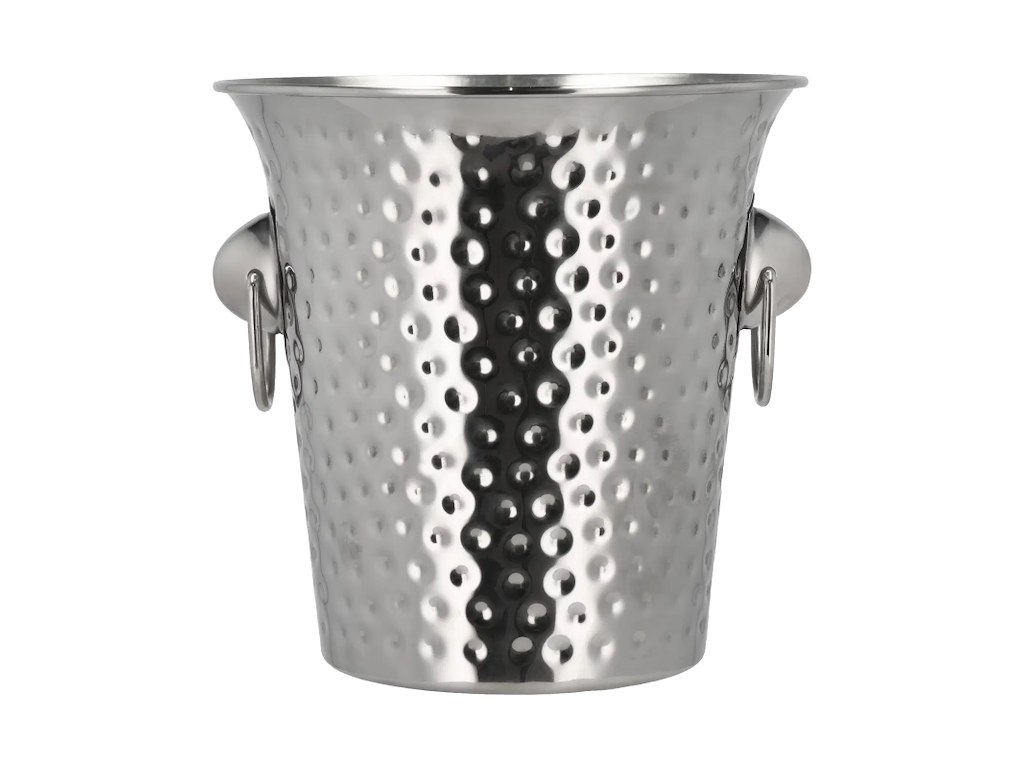 Funktion Champagne- /vinkøler 4 L, dia. 20 cm højde 20 cm i bank hammeret stål, BAR