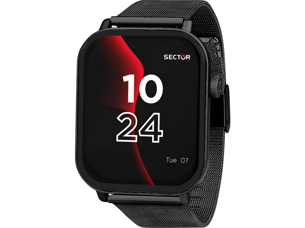 Sector Smartwatch S-07 - Sort med silikonerem