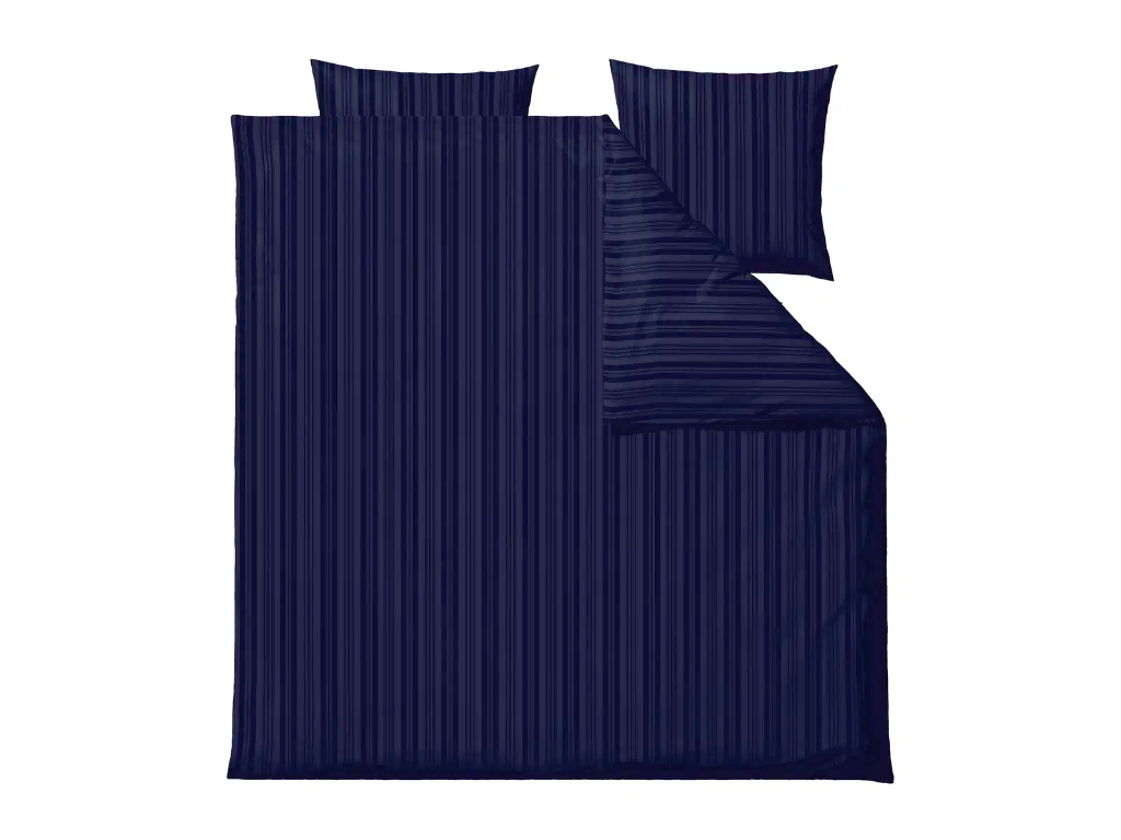 Södahl Sengetøj, Dobbeltdyne 200 x 220 cm i navy, Noble