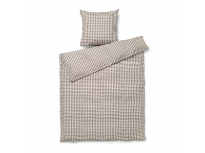Bæk & Bølge Quilt 130x180 cm - grå/birk