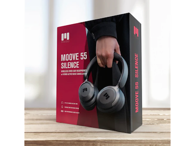 MiiBuds Moove 55 Silence trådløse høretelefoner - Black