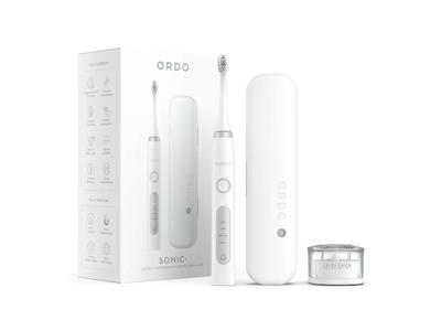 ORDO Tandbørste og rejseetui med opladestation - White/Silver