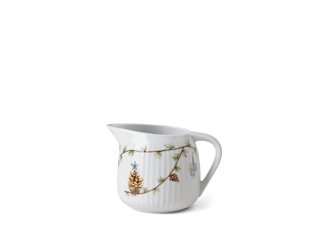 Hammershøi Christmas saucekande 66 cl hvid m. deko