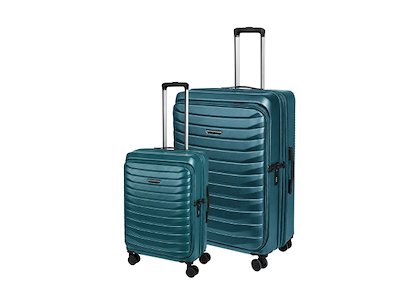 Bon Gout St. Moritz - kabinekuffert 55x45x22 cm & Stor kuffert 75x47x30 cm - Petrol