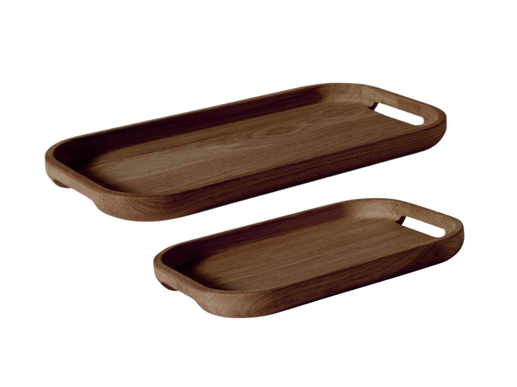 Andersen - Flection Servering Tray - M&L - 30c20 cm & 40x20 cm - Røget ask