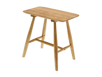 Villa Collection Skammel 46,5 x 28 x 45 cm i naturolieret FSC certificeret egetræ, Bodo
