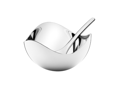 Georg Jensen Bloom saltskål med ske