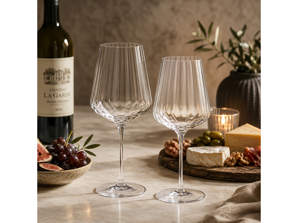Georg Jensen Bernadotte Rødvinsglas 54 cl, 6 stk. samt Hvidvinsglas 43 cl, 6 stk.