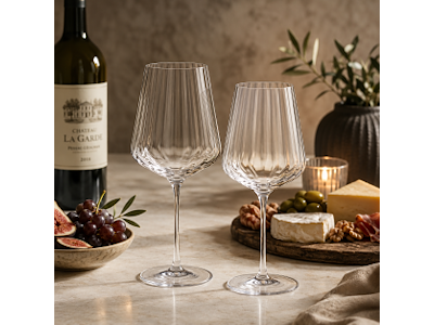 Georg Jensen Bernadotte Rødvinsglas 54 cl, 6 stk. samt Hvidvinsglas 43 cl, 6 stk.