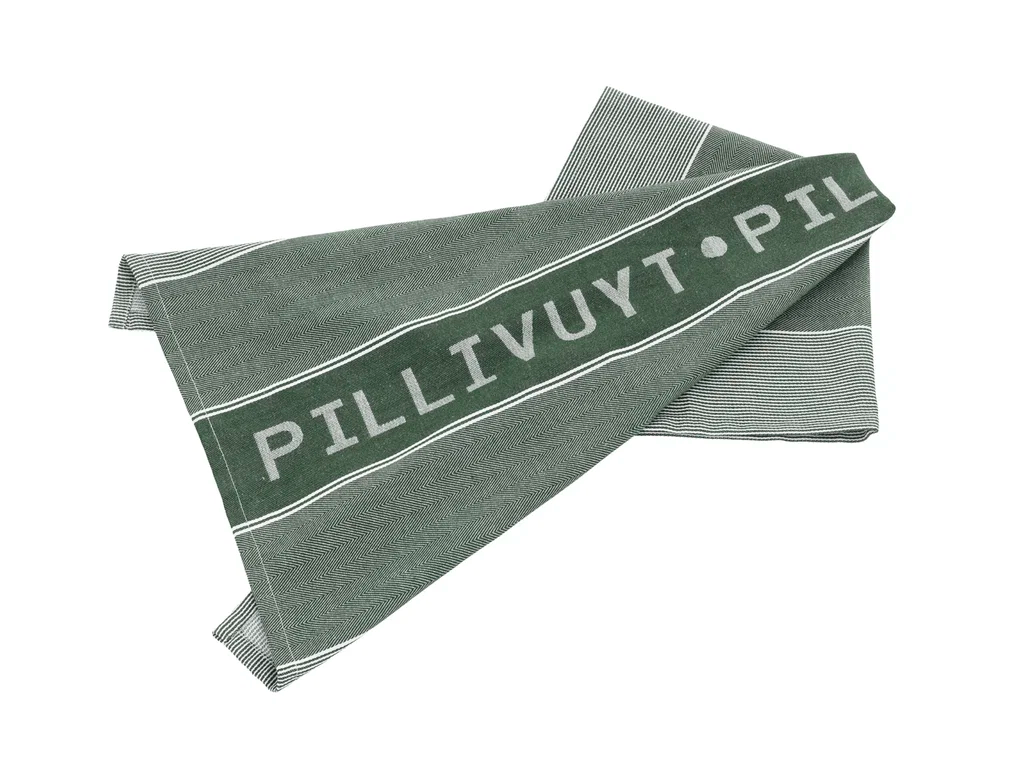 Pillivuyt viskestykke 80 x 50 cm, grøn - 4 stk.
