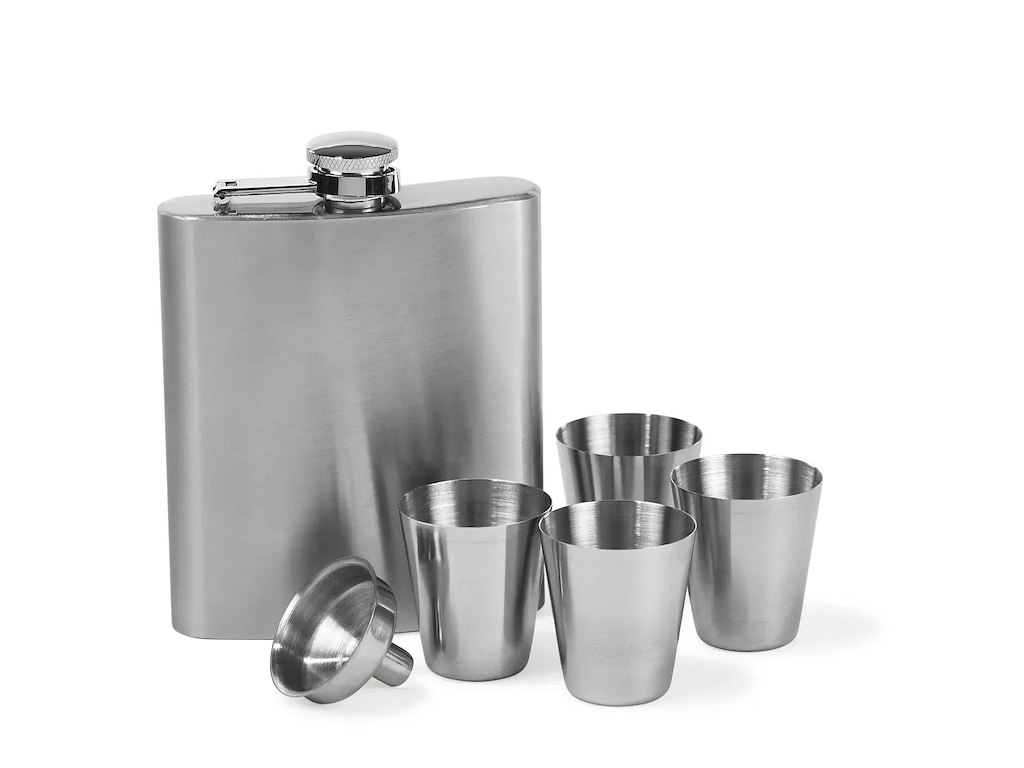 Funktion Lommelærkesæt 6 dele m.  200 ml lommelærke, 4 drikkebægre 30 ml og en tragt