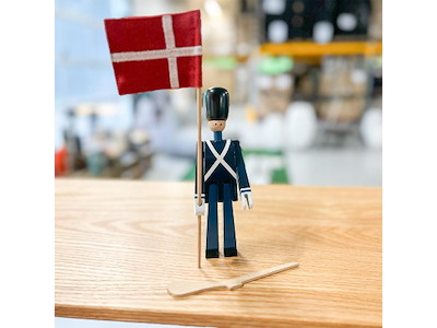 Kay Bojesen Fanebærer lille - blå/mørk blå