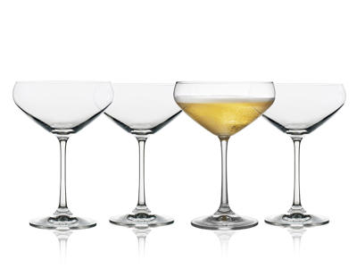 Lyngby Glas Champagneskåle 34 cl 4 stk, Juvel