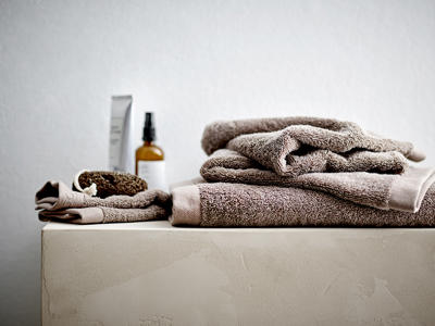 Södahl Håndklæder Gave str. M, Comfort Organic, Taupe