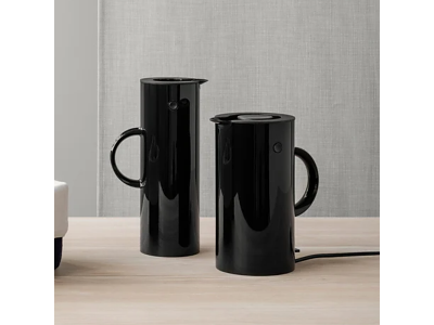 Stelton Emma EM77 Elkedel 1,5 l & EM77 Termokande 1 l - Sort