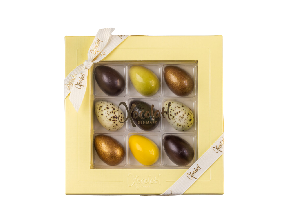Xocolatl Eggellent 9 | Fyldte chokolader 75g.