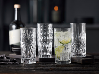 Lyngby Glas Highball 36 cl 4 stk, Selection