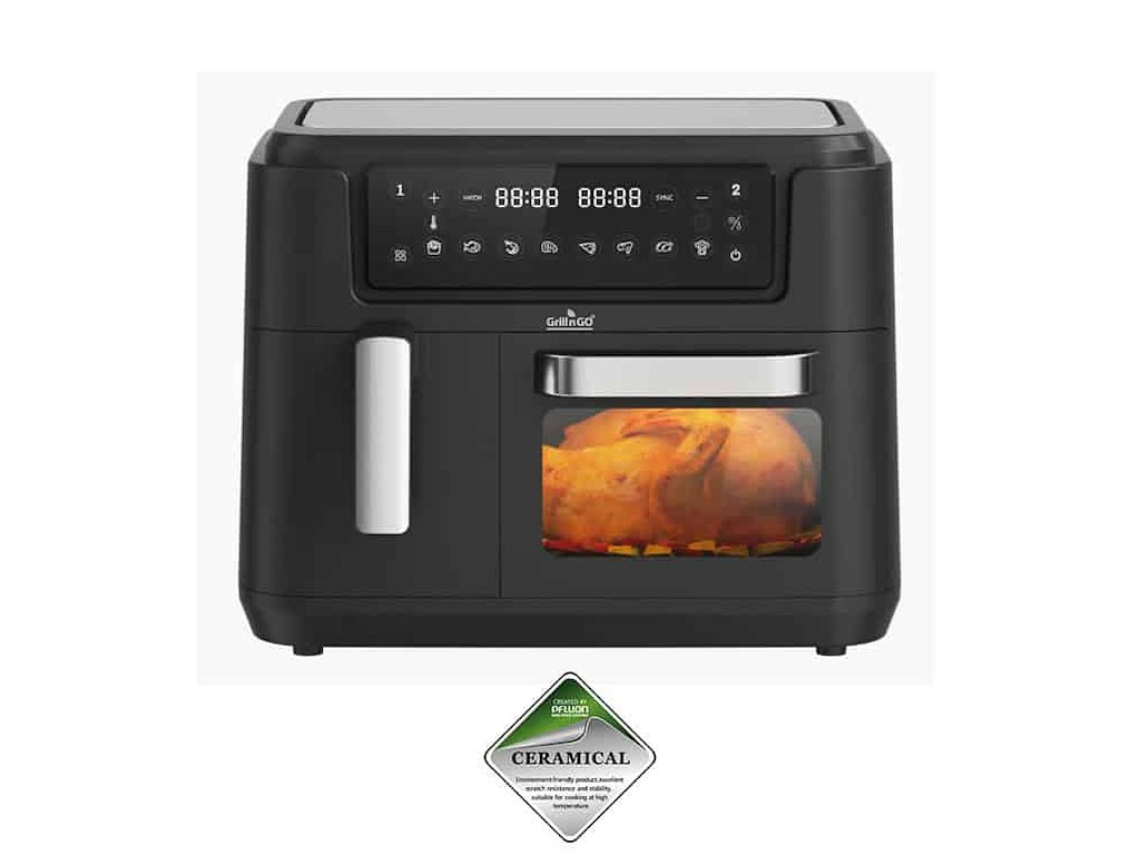 Airfryer Valencia 11,5 L - dobbeltzonet