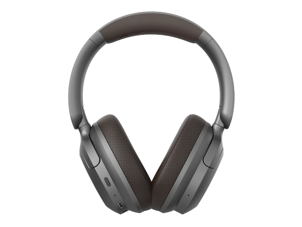 Miiego - Moove 50 Silence trådløse høretelefoner med hybrid aktiv støjreduktion + App - Titanium/Brun