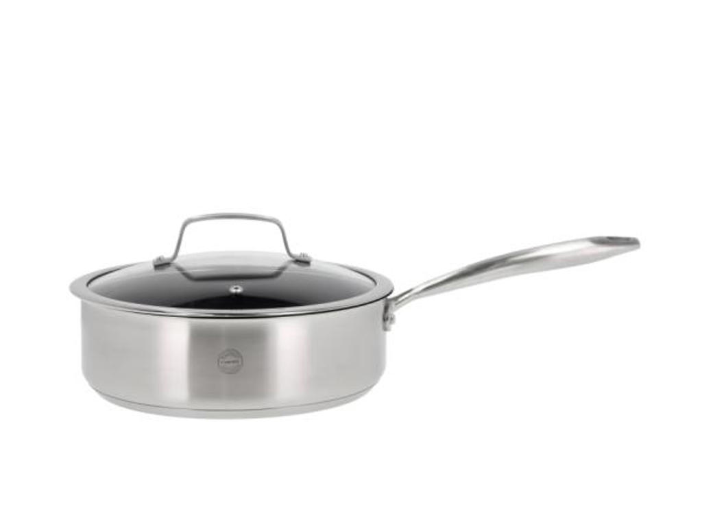 Pillivuyt Gourmet Sauterpande 24 cm i rustfrit stål m. keramisk non-stick-belægning, Roya