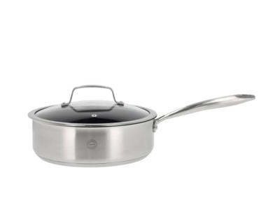 Pillivuyt Gourmet Sauterpande 24 cm i rustfrit stål m. keramisk non-stick-belægning, Roya