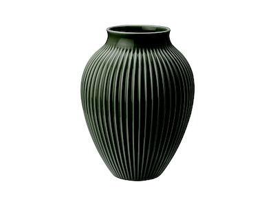 Stelton Knapstrup vase H27 cm - ripple dark green