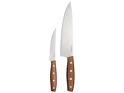 Fiskars Folken knivserie med Tomatkniv 12 cm samt Kokkekniv 20 cm