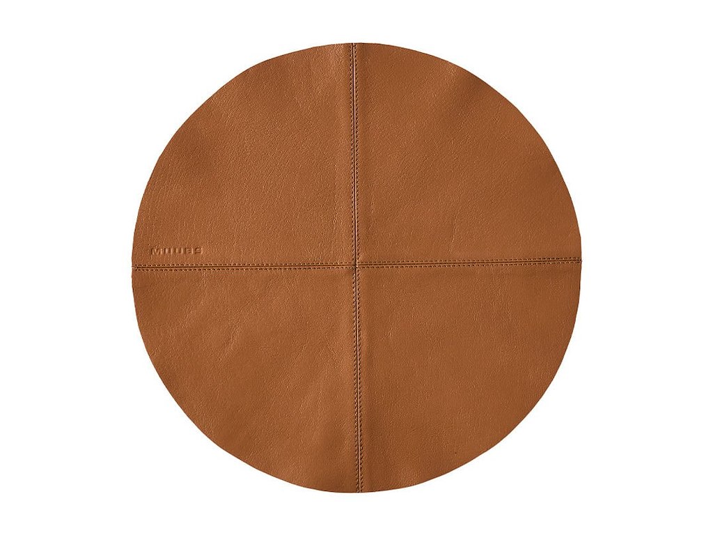Muubs - Dækkeservietter Camou rundt Ø36 cm - Bøffel, Camel