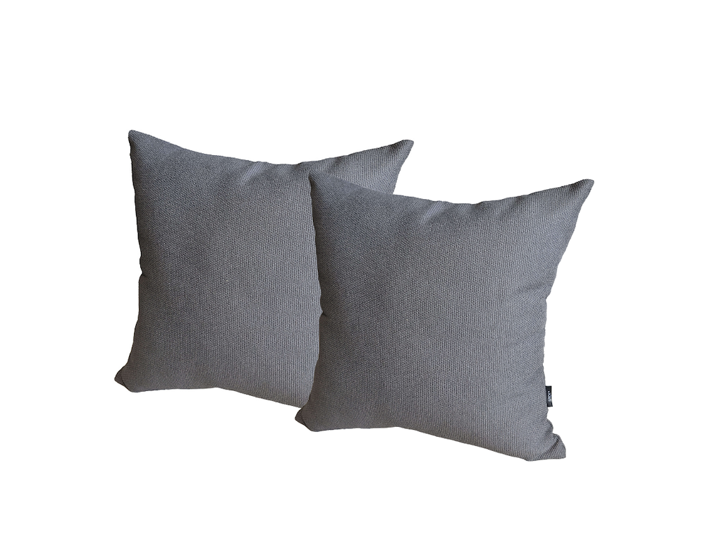 SACKit Comfort Cushion Outdoor - Dark Grey - 45 x 45 cm 2 stk.