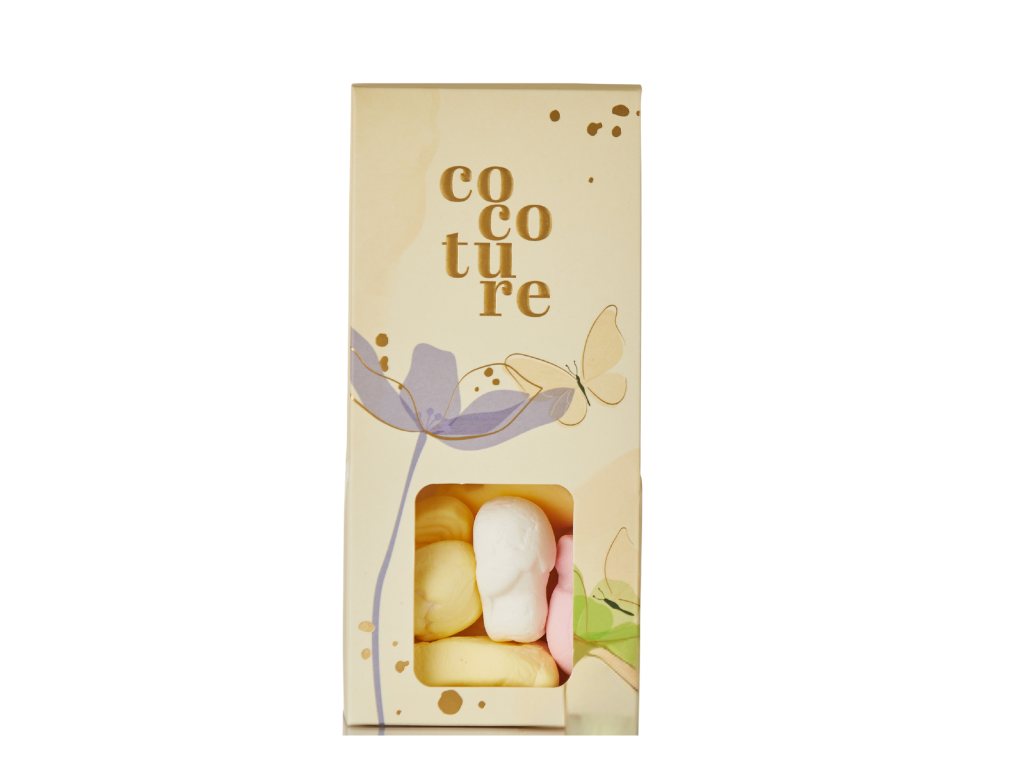 Cocoture dragébox med påskeskum, 45-50g.