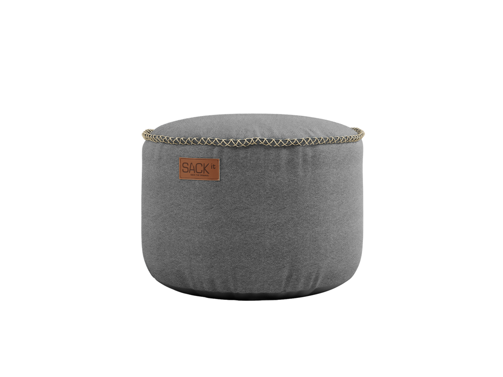 SACKit RETROit Pouf Grey Malange
