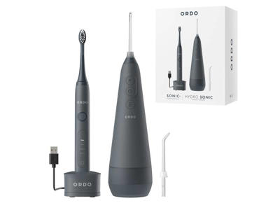 ORDO Sonic+ tandbørste & Hydro Sonic+ Water Flosser - Charcoal grey