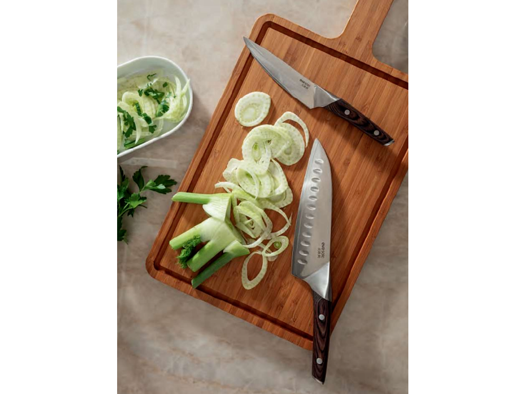 Eva Nordic Kitchen Grøntsagskniv 13 cm & Santoku kniv 18 cm