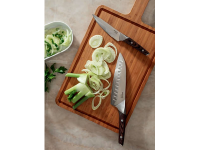 Eva Nordic Kitchen Grøntsagskniv 13 cm & Santoku kniv 18 cm