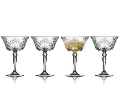 Lyngby Glas Champagneskål 26 cl 4 stk, Melodia