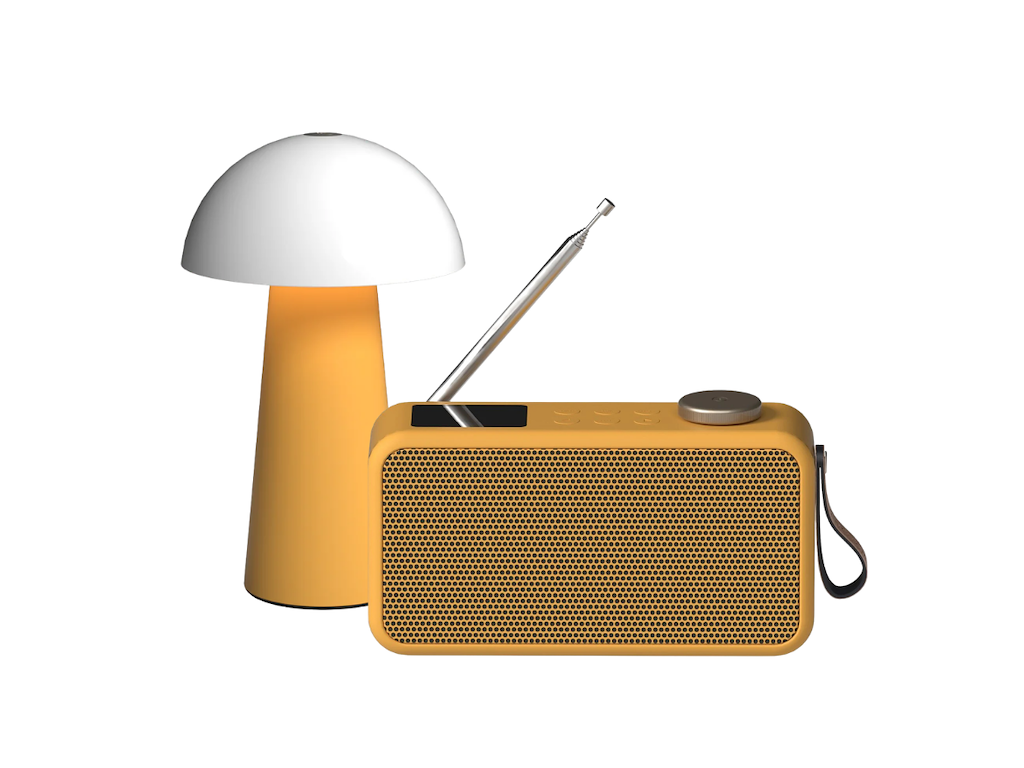 aTune 2 DAB+ og FM Radio & Bello Lampe med justerbart lys - Mango Burst