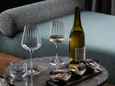 Georg Jensen Bernadotte Rødvinsglas 54 cl, 6 stk. samt Hvidvinsglas 43 cl, 6 stk.