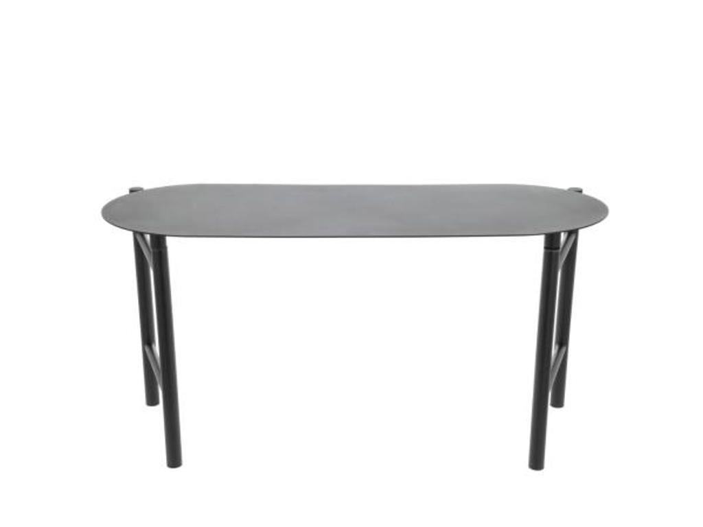 Zone Bænk 80 x 33 x 45 cm i black, kan let klappes sammen, Disc