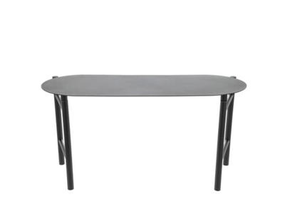 Zone Bænk 80 x 33 x 45 cm i black, kan let klappes sammen, Disc