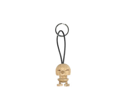 Hoptimist Nøglering i raw oak, Bimble