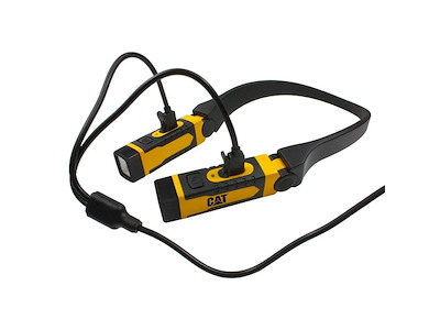 CAT LED-nakkelygte med en rækkevidde på 30 meter