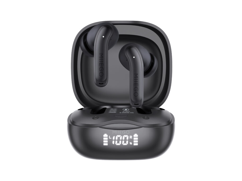 Miiego - MiiBuds X3 Pro trådløse earbuds med aktiv støvreduktion + App