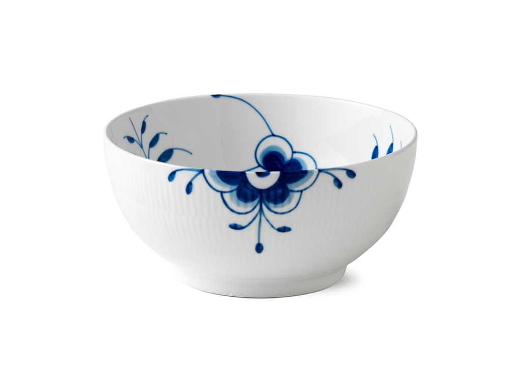 Royal Copenhagen Blå Mega Riflet skål 24 cm